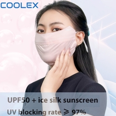 Khẩu trang chống UV Coolex UPF50+ CL24886 form rộng che chắn toàn diện