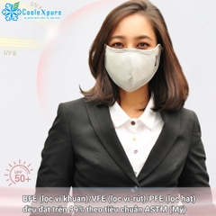 Khẩu trang Nữ lọc khí hại PM2.5, Chống UV, Giữ ẩm da CooleXpure CLB24099-02