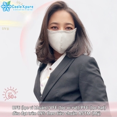 Khẩu trang Nam lọc khí hại PM2.5, Chống UV, Giữ ẩm da CooleXpure CLB24099-02