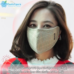 Khẩu trang Nữ lọc khí hại PM2.5, Chống UV, Giữ ẩm da CooleXpure CLB24099-09