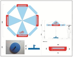 Ô dù quảng cáo Lavie