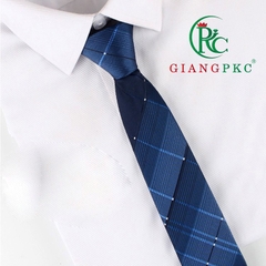 Cà vạt nam thanh niên TP HCM cao cấp 6cm thắt sẵn dây kéo đồng bộ xanh đen đẹp Giangpkc 2022  giangpkc-phu-kien-thoi-trang