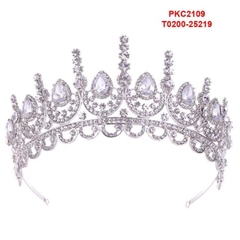 Vương miện cô dâu mẫu mới tháng 2 xi mẫu đính hạt cao cấp không đen - phụ kiện cưới giAng