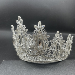 Vương miện trao giải hoa hậu dáng cao đá trắng cao 12cm  T6-2024  giangpkc-phu-kien-thoi-trang