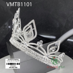 Vương miện cô dâu cỡ trung chóp đá lớn giangpkc Vmtb1101