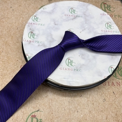Cà vạt nam trung niên mệnh Hỏa tự thắt 8cmx150cm  giangpkc-phu-kien-thoi-trang
