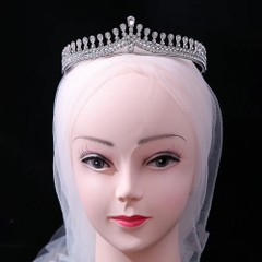 Vương miện cô dâu cổ điển dáng thấp cao 5cm mẫu mới 3/2023 giangpkc-phu-kien-thoi-trang