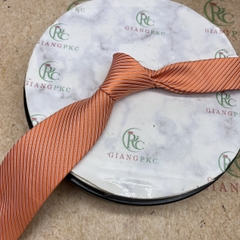 Cà vạt nam trung niên mệnh Hỏa tự thắt 8cmx150cm  giangpkc-phu-kien-thoi-trang