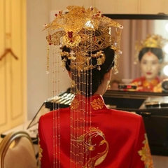 Cài tóc cô dâu cổ trang