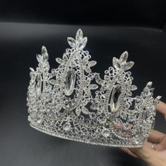 Vương miện trao giải hoa hậu dáng cao đá trắng cao 12cm  T6-2024  giangpkc-phu-kien-thoi-trang
