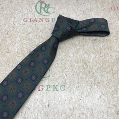 Cà vạt nam hoa văn thập niên 80 bản dài 8cm tự thắt 2024  giangpkc-phu-kien-thoi-trang
