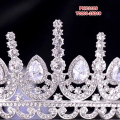 Vương miện cô dâu mẫu mới tháng 2 xi mẫu đính hạt cao cấp không đen - phụ kiện cưới giAng