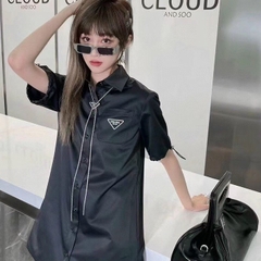 Phụ Kiện Thời Trang, Đeo Cổ, Bo Eo, Vòng Cổ Choker Dài Mặt Tam Giác ngược khắc chữ thời trang  giangpkc-phu-kien-thoi-trang