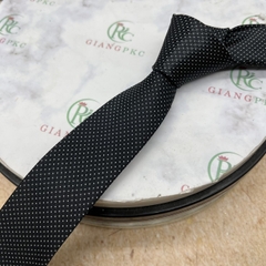 Cà vạt cao cấp 6cm đen hoa văn tự thắt  đẹp lạ TP HCM chuẩn chú rể Giangpkc  giangpkc-phu-kien-thoi-trang
