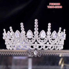 Vương miện cô dâu mẫu mới tháng 2 xi mẫu đính hạt cao cấp không đen - phụ kiện cưới giAng