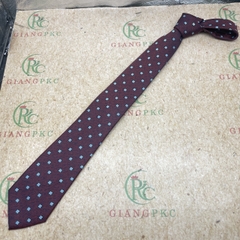 Cà vạt nam hoa văn thập niên 80 bản dài 8cm tự thắt 2024  giangpkc-phu-kien-thoi-trang