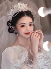 Vương miện cô dâu mẫu mới viền pha lê cao cấp  giangpkc-phu-kien-thoi-trang