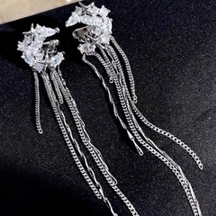 Cài tai kẹp mẫu mới đính đá mạ bạc 925 Giangpkc 12-2023  giangpkc-phu-kien-thoi-trang
