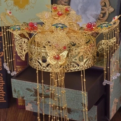 Cài tóc cô dâu cổ trang