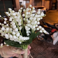 Bó hoa cưới Linh lan các sao ưa chuộng - chất liệu vải - silicon  hoa cưới 2023 Giangpkc  giangpkc-phu-kien-thoi-trang
