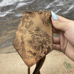 Cà vạt nam hoa văn thập niên 80 bản dài 8cm tự thắt 2024  giangpkc-phu-kien-thoi-trang
