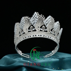 Vương Miện Hoa Khôi Cao 9cm Phượng Đính Đá Giangpkc 2023 - Thời Trang Tinh Hoa và Sang Trọng  giangpkc-phu-kien-thoi-trang