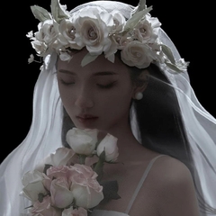Cài tóc cô dâu hoa hồng Douyin mẫu mới T3/2024  giangpkc-phu-kien-thoi-trang