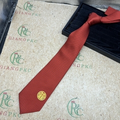 Cà vạt Trung Niên dành riêng cho đám cưới 2024 Giangpkc 8cm tự thắt chữ song hỷ giangpkc-phu-kien-thoi-trang