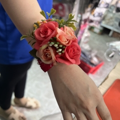 Vòng Hoa Đeo Cổ Tay Cô Dâu, Phù Dâu, Trang Trí Đám Cưới, Dự Tiệc Đi Dạ Hội  giangpkc-phu-kien-thoi-trang