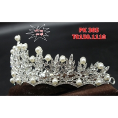 Vương miện công chúa cô dâu mùa cưới 2018 đính hạt trai