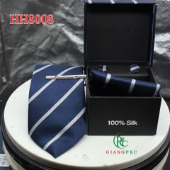 Cà vạt nam hộp 8cm hh008