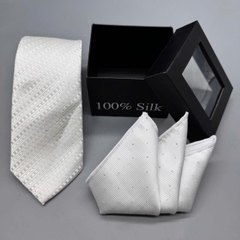 Hộp Cà vạt nam cao cấp 7cm khăn và cà vạt tự thắt tặng kèm kẹp cà vạt 70k  giangpkc-phu-kien-thoi-trang