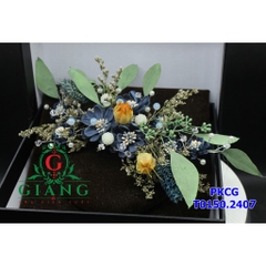 Ốp hoa cô dâu cài tóc đẹp t7-2018