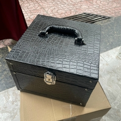 Thùng hộp đựng vương miện cao cấp simili lót nhung đen 20x20x17 cm Giangpkc 2023  giangpkc-phu-kien-thoi-trang