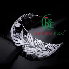 Vương miện cô dâu sang trọng kiểu dáng Pháp đính đá zincon 8-2023  giangpkc-phu-kien-thoi-trang