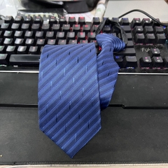 Cà vạt nam trung niên công sở 8cm thắt sẵn xanh đen hoa văn bán chạy TP HCM 2023  giangpkc-phu-kien-thoi-trang