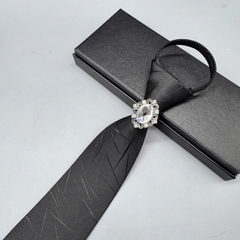 Cà vạt nam 8cm thắt sẵn Trung niên trang trí kiểu tổng tài  giangpkc-phu-kien-thoi-trang