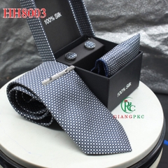 Cà vạt nam hộp 8cm hh003