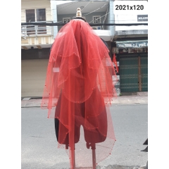 [HCM]Tổng hợp voan cô dâu màu đỏ và đỏ đô trơn hoặc trang trí GiangpkcGiangpkc