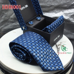 Cà vạt nam hộp 8cm hh001