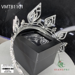 Vương miện cô dâu cỡ trung chóp đá lớn giangpkc Vmtb1101