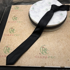 Cà vạt cao cấp 6cm đen hoa văn tự thắt  đẹp lạ TP HCM chuẩn chú rể Giangpkc  giangpkc-phu-kien-thoi-trang
