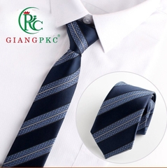 Cà vạt nam thanh niên TP HCM cao cấp 6cm thắt sẵn dây kéo đồng bộ xanh đen đẹp Giangpkc 2022  giangpkc-phu-kien-thoi-trang