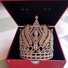 Thùng hộp đựng vương miện cao cấp simili lót nhung đen 20x20x17 cm Giangpkc 2023  giangpkc-phu-kien-thoi-trang