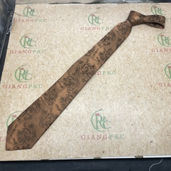 Cà vạt nam hoa văn thập niên 80 bản dài 8cm tự thắt 2024  giangpkc-phu-kien-thoi-trang