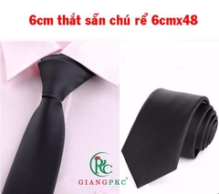 Cà vạt nam đen sang trọng 6cm thắt sẵn cho thanh niên TP HCM Giangpkc  giangpkc-phu-kien-thoi-trang
