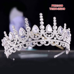 Vương miện cô dâu mẫu mới tháng 2 xi mẫu đính hạt cao cấp không đen - phụ kiện cưới giAng