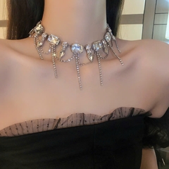 Vòng Chocker Vòng Cổ Đính Đá Cao Cấp Ôm Sát Retro  giangpkc-phu-kien-thoi-trang
