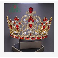 Vương miện đỏ  các cuộc thi thanh lịch cao 18 cm Giangpkc