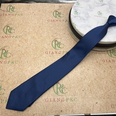Cà vạt nam màu xanh đen tự thắt 8cm sang trọng mới đẹp nhất 2023 Giangpkc